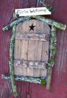 Fairy Door Welcome Oak Trimmed